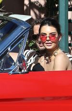 KENDALL JENNER on the Set of a Vogue Interview in Beverly Hills 11/10/2016