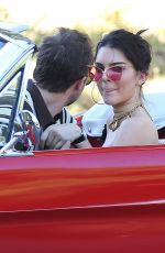 KENDALL JENNER on the Set of a Vogue Interview in Beverly Hills 11/10/2016