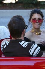 KENDALL JENNER on the Set of a Vogue Interview in Beverly Hills 11/10/2016