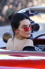 KENDALL JENNER on the Set of a Vogue Interview in Beverly Hills 11/10/2016