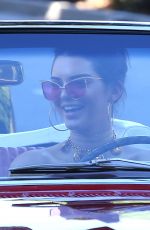 KENDALL JENNER on the Set of a Vogue Interview in Beverly Hills 11/10/2016