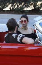 KENDALL JENNER on the Set of a Vogue Interview in Beverly Hills 11/10/2016