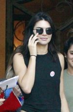 KENDALL JENNER Out and About in Los Angeles 11/08/2016