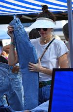 KENDALL JENNER Shopping at Flea Market in Los Angeles 11/13/2016