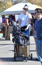 KENDALL JENNER Shopping at Flea Market in Los Angeles 11/13/2016