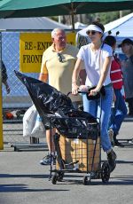KENDALL JENNER Shopping at Flea Market in Los Angeles 11/13/2016