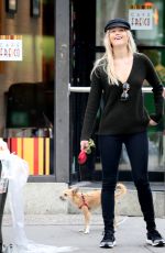 JENNIFER LAWRENCE Walks Her Dog Out in New York 11/03/2016