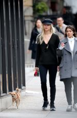 JENNIFER LAWRENCE Walks Her Dog Out in New York 11/03/2016