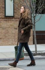 KERI RUSSELL Out and About in New York 11/21/2016