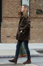 KERI RUSSELL Out and About in New York 11/21/2016