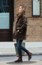 KERI RUSSELL Out and About in New York 11/21/2016