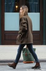 KERI RUSSELL Out and About in New York 11/21/2016