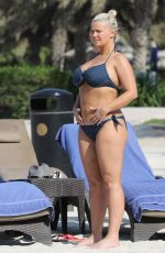 KERRY KATONA in Bikini at a Beach in Abu Dhabi 11/17/2016