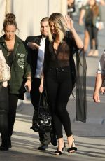 KHLOE KARDASHIAN Arrives at Jimmy Kimmel Live! in Hollywood 11/03/2016