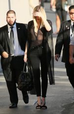 KHLOE KARDASHIAN Arrives at Jimmy Kimmel Live! in Hollywood 11/03/2016