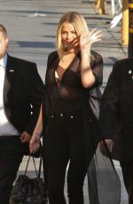 KHLOE KARDASHIAN Arrives at Jimmy Kimmel Live! in Hollywood 11/03/2016