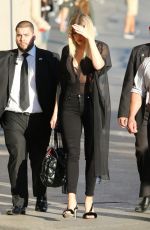 KHLOE KARDASHIAN Arrives at Jimmy Kimmel Live! in Hollywood 11/03/2016