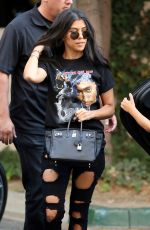 KOURTNEY KARDASHIAN in Ripped Out in Woodland Hills 11/15/2016