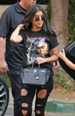 KOURTNEY KARDASHIAN in Ripped Out in Woodland Hills 11/15/2016