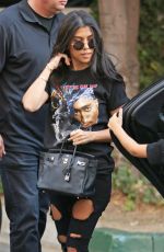 KOURTNEY KARDASHIAN in Ripped Out in Woodland Hills 11/15/2016