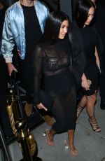 KOURTNEY KARDASHIAN Nigt Out in Hollywood 11/04/2016