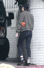 KRISTEN STEWART Outside Chateau Marmont in Los Angeles 10/30/2016