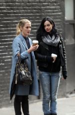 KRYSTEN RITTER on the sSet of Jessica Jones in New York 11/15/2016