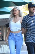 KYLIE JENNER and Tyga Out in Beverly Hills 11/08/2016
