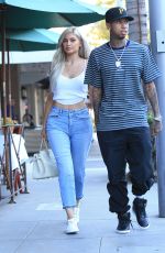 KYLIE JENNER and Tyga Out in Beverly Hills 11/08/2016