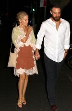 KYLIE MINOGUE and Joshua Sasse Leaves Rockpool Bar & Grill in Sydney 11/20/2016