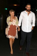 KYLIE MINOGUE and Joshua Sasse Leaves Rockpool Bar & Grill in Sydney 11/20/2016