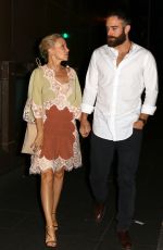 KYLIE MINOGUE and Joshua Sasse Leaves Rockpool Bar & Grill in Sydney 11/20/2016