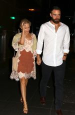 KYLIE MINOGUE and Joshua Sasse Leaves Rockpool Bar & Grill in Sydney 11/20/2016