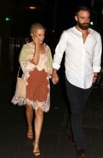 KYLIE MINOGUE and Joshua Sasse Leaves Rockpool Bar & Grill in Sydney 11/20/2016