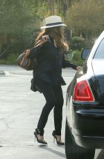 LA TOYA JACKSON Out and About in Brentwood 11/12/2016