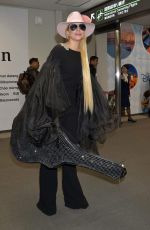 LADY GAGA Arrives at Narita Airport in Tokyo 11/01/2016