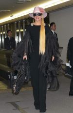 LADY GAGA Arrives at Narita Airport in Tokyo 11/01/2016