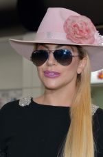 LADY GAGA Arrives at Narita Airport in Tokyo 11/01/2016