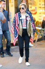 LADY GAGA Arrives at the Polls to Vote in New York 11/08/2016