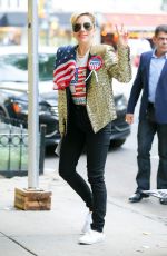 LADY GAGA Arrives to Vote in New York 08/11/2016
