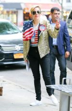 LADY GAGA Arrives to Vote in New York 08/11/2016