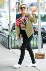 LADY GAGA Arrives to Vote in New York 08/11/2016