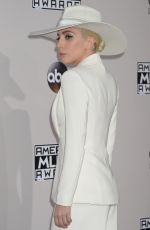 LADY GAGA at 2016 American Music Awards at The Microsoft Theater in Los Angeles 11/20/2016