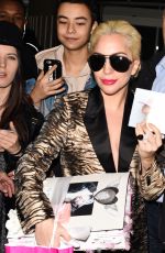 LADY GAGA at CDG Airport in Paris 11/27/2016