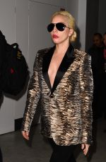 LADY GAGA at CDG Airport in Paris 11/27/2016