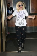LADY GAGA Leaves Her Hotel in New York 11/10/2016