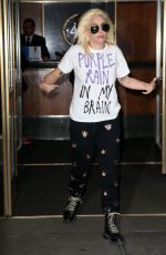LADY GAGA Leaves Her Hotel in New York 11/10/2016
