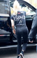 LADY GAGA Leaving Her Apartment in New York 11/25/2016