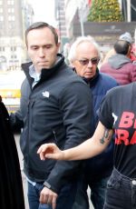 LADY GAGA Leaving Her Apartment in New York 11/25/2016