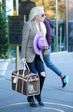 LADY GAGA Out and About in New York 11/23/2016